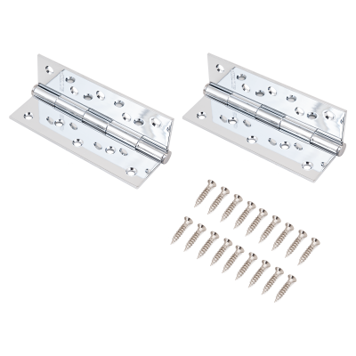 Петля дверная АЛЛЮР 2553 PN-FHP CP 127*76 с кор. хром (уп.50/10)