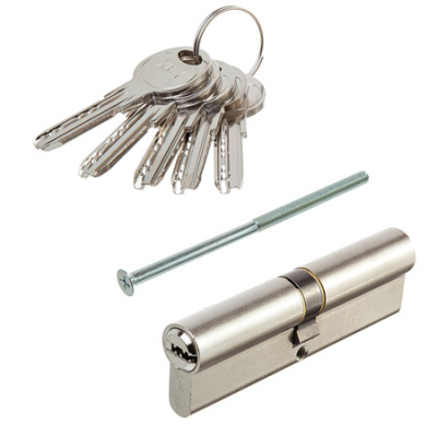 Цилиндр KALE 164SN-100(45+10+45)-NP-5KEY-STB