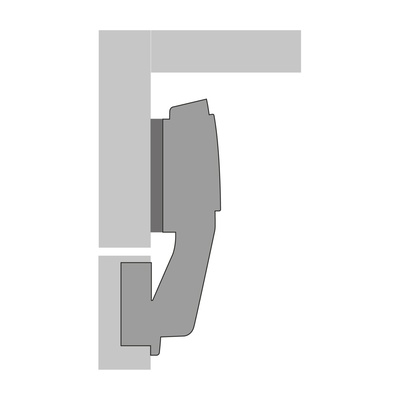 Петля Sensys 8639i TH52 90* для вкладных дверей Hettich(9088021)