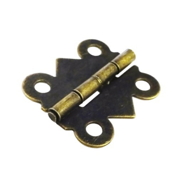 Петля карточная фигурная 15*20 (2шт) бронза (У8-3919.СБ)