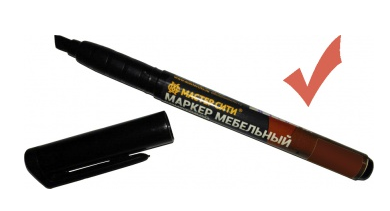 Маркер меб. вишня