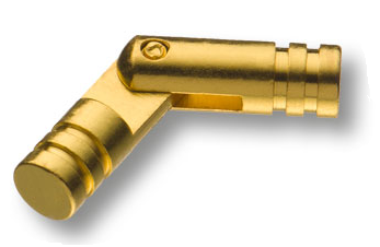 Мини петля BRASS 30.00.036-0 цилиндрическая скрытая, цвет латунь