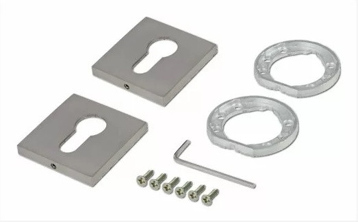 Накладка цилиндровая AddenBau SC SQ001 NICKEL