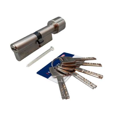 Цилиндр Abus X12R430 ключ/вертушка 35-35 (70 мм) NI (5 key)