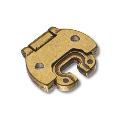 Петля врезная BRASS 3311-22 старая бронза
