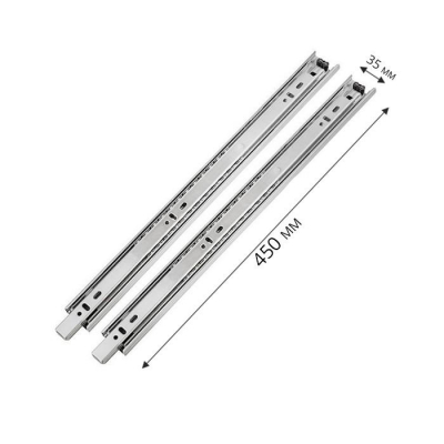 Направляющая шариковая SANBERG 35*450 толщ.1,0мм (М9652)