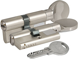 Цилиндр KALE 164SM-80(35+10+35)-C-NI-5KEY-STB